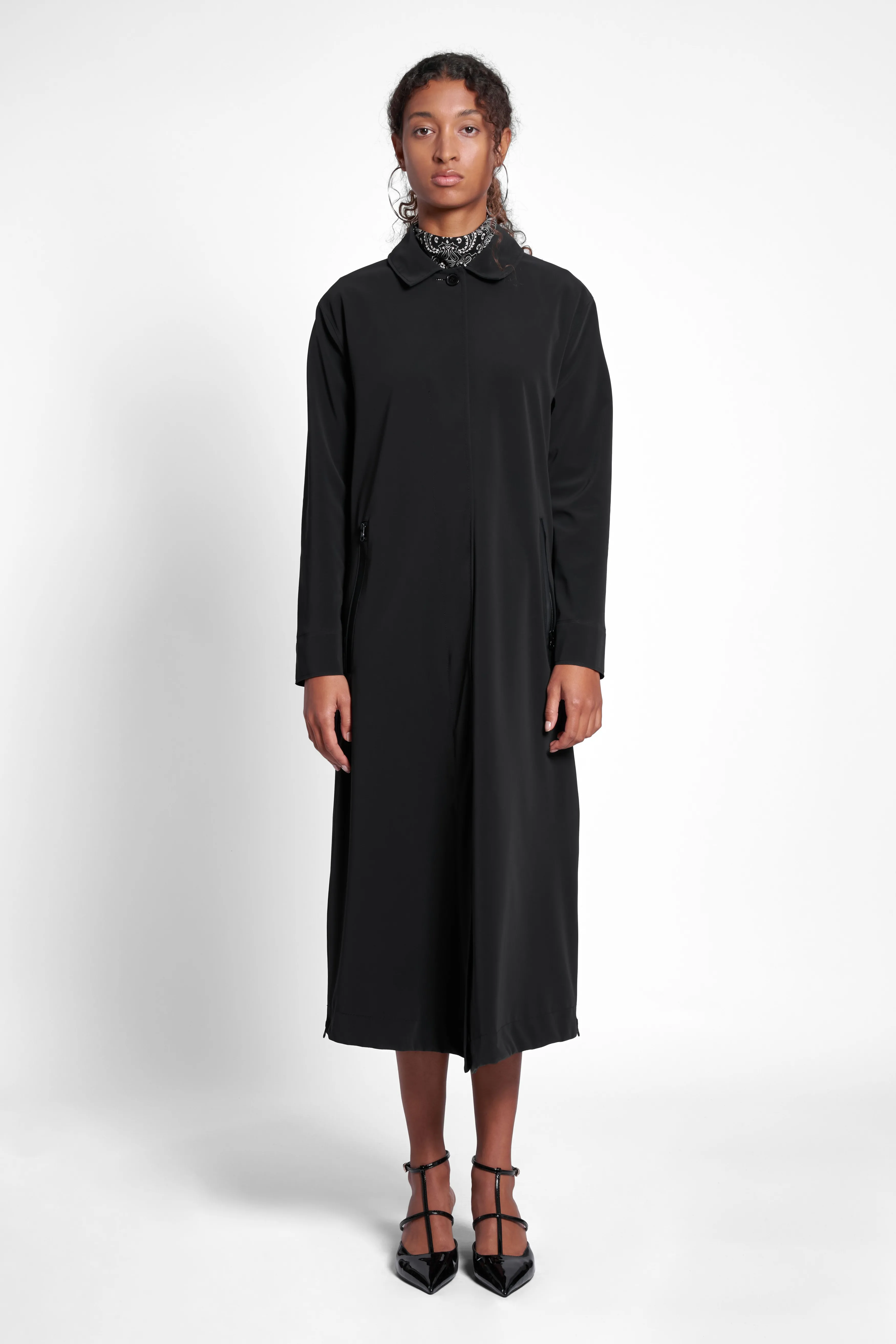 STUTTERHEIM Hornstull Matte Long Raincoat^Women Jackets·Trench Coats