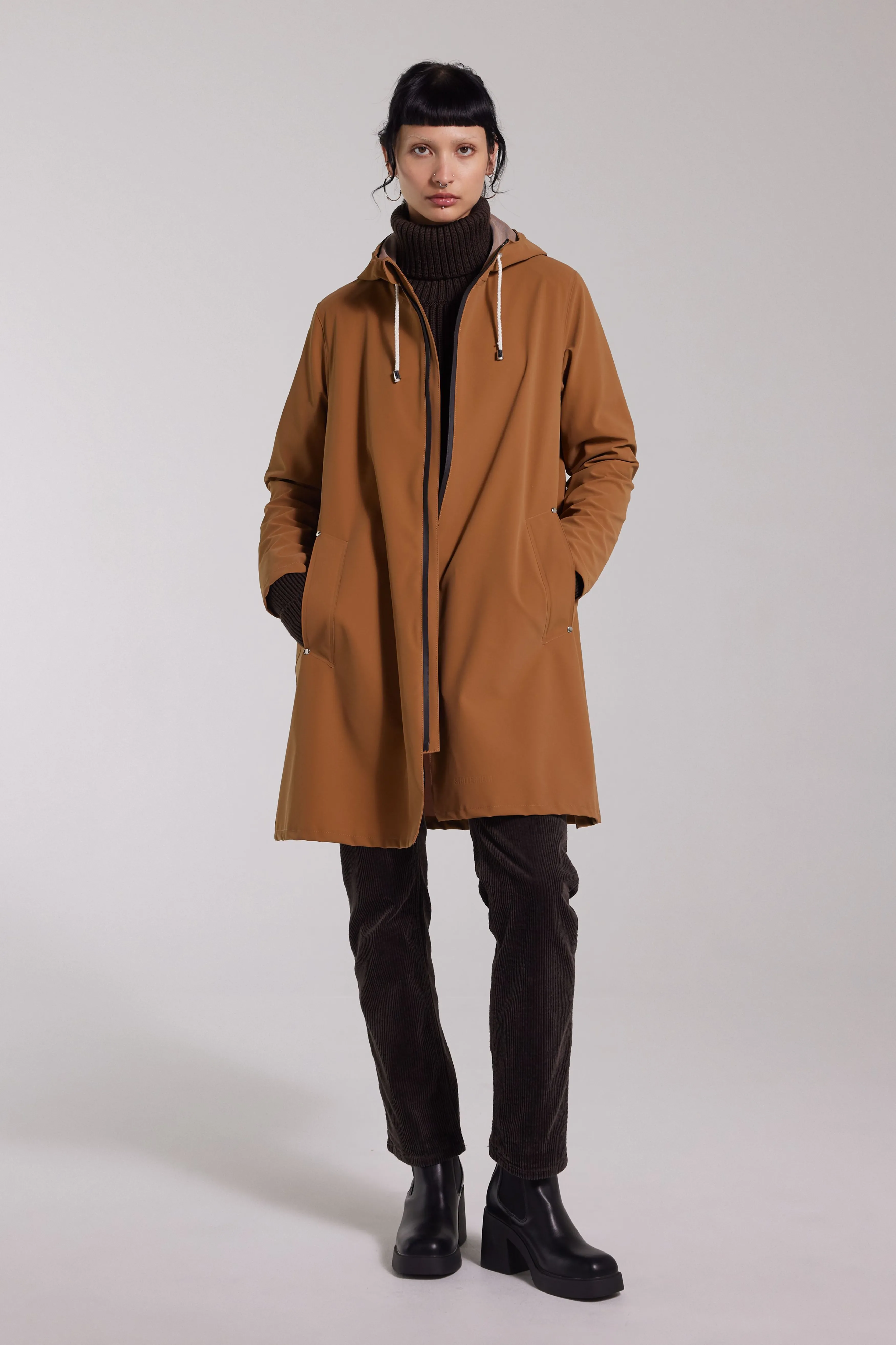 STUTTERHEIM Mosebacke Lightweight Matte Zip Raincoat^Women Jackets·Raincoats