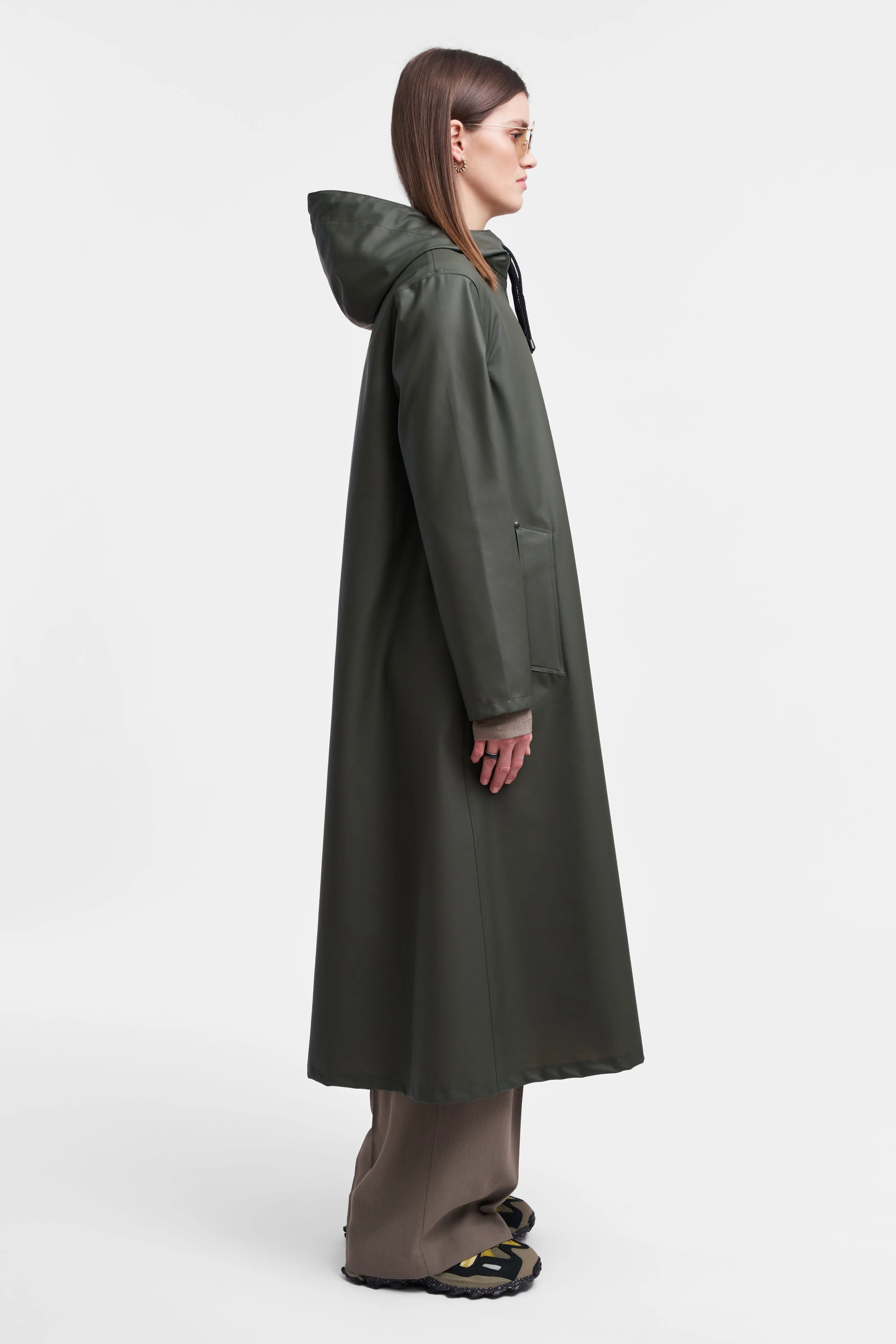 STUTTERHEIM Mosebacke Long Lightweight Zip Raincoat^Women Jackets·Winter Coats | Jackets·Long Raincoats
