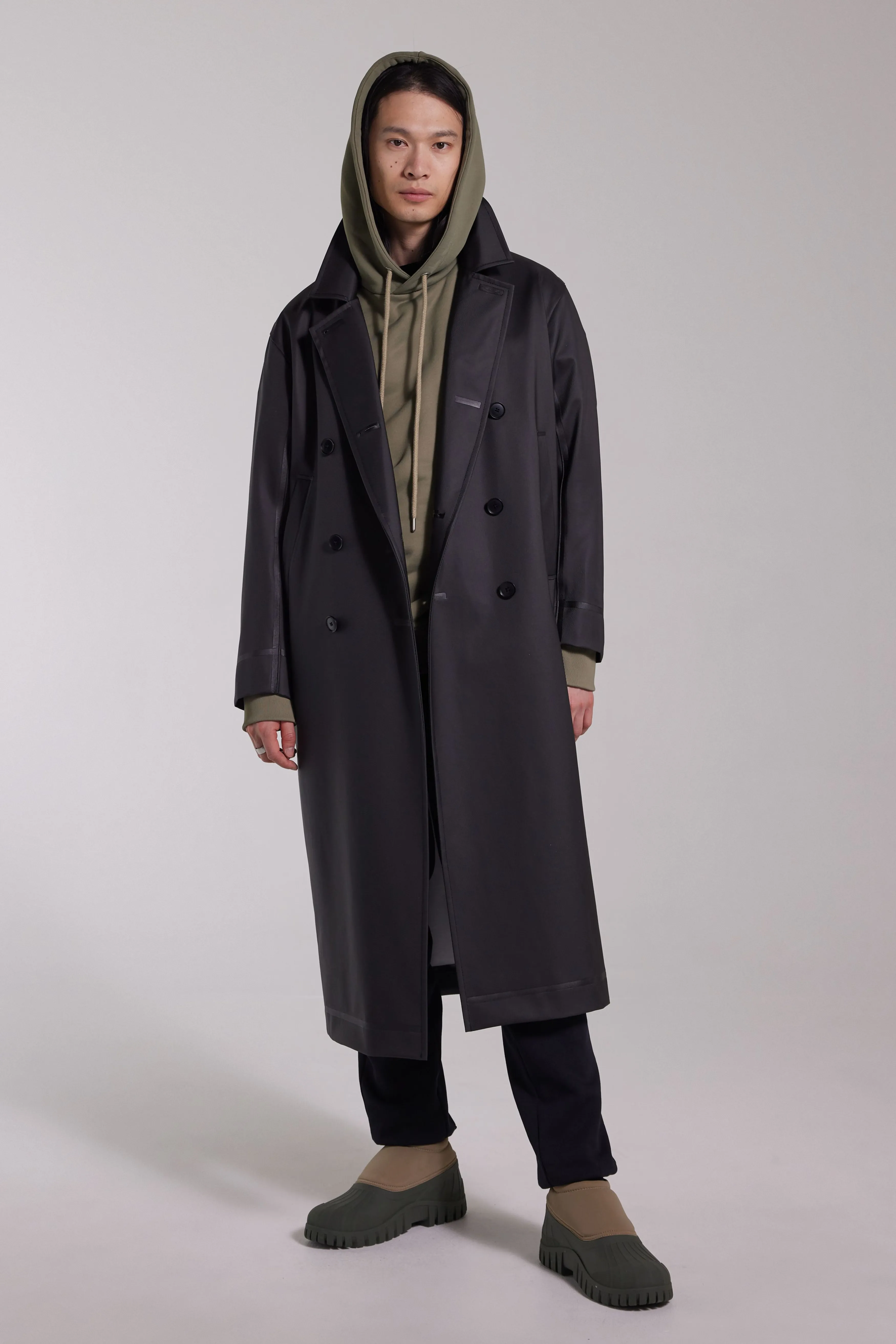 STUTTERHEIM Rosenbad Long Double Breasted Overcoat^ Jackets·Raincoats