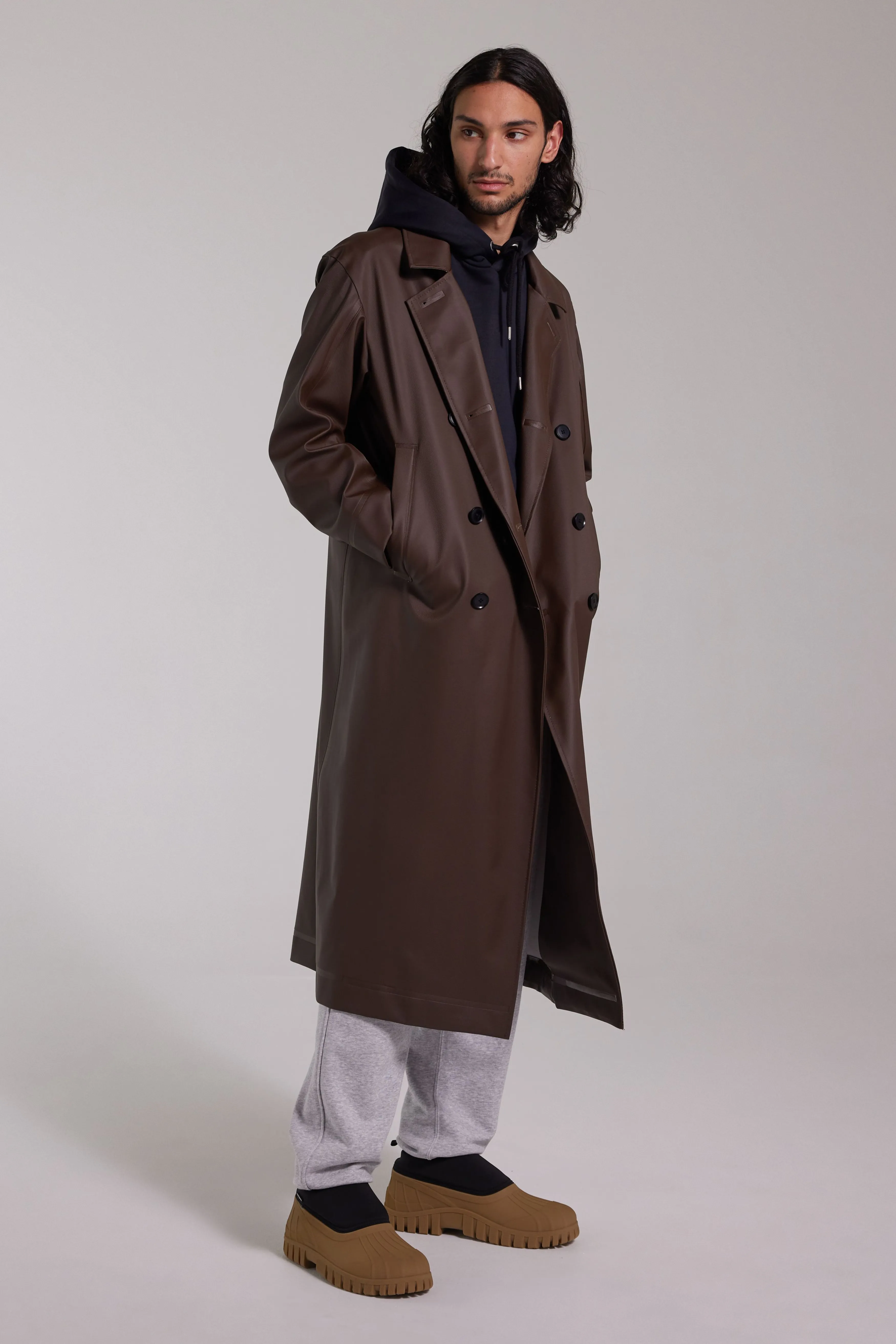 STUTTERHEIM Rosenbad Long Double Breasted Overcoat^ Jackets·Raincoats | Jackets·Winter Coats