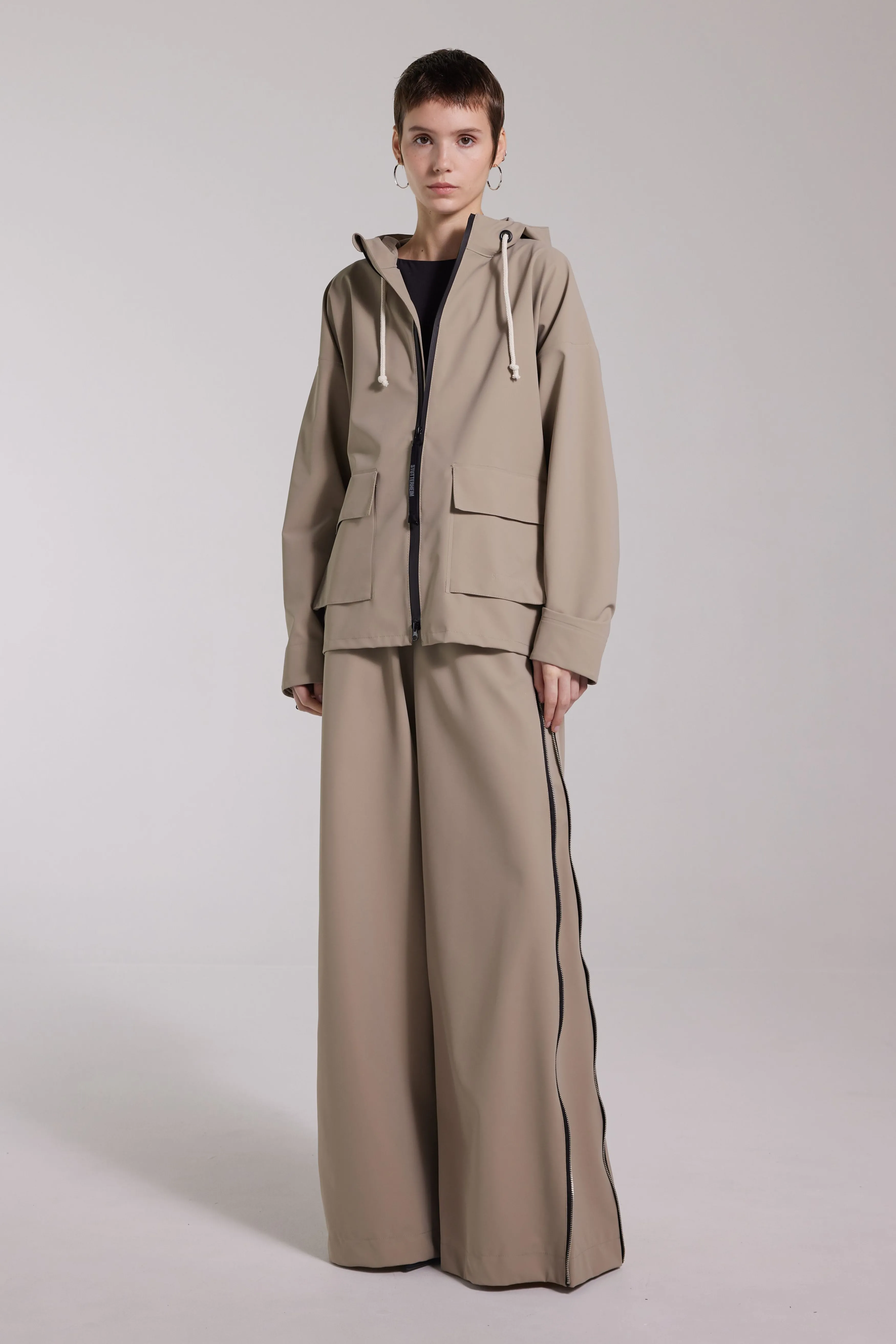 STUTTERHEIM Sandviken Matte Zip Raincoat^Women Jackets·Raincoats