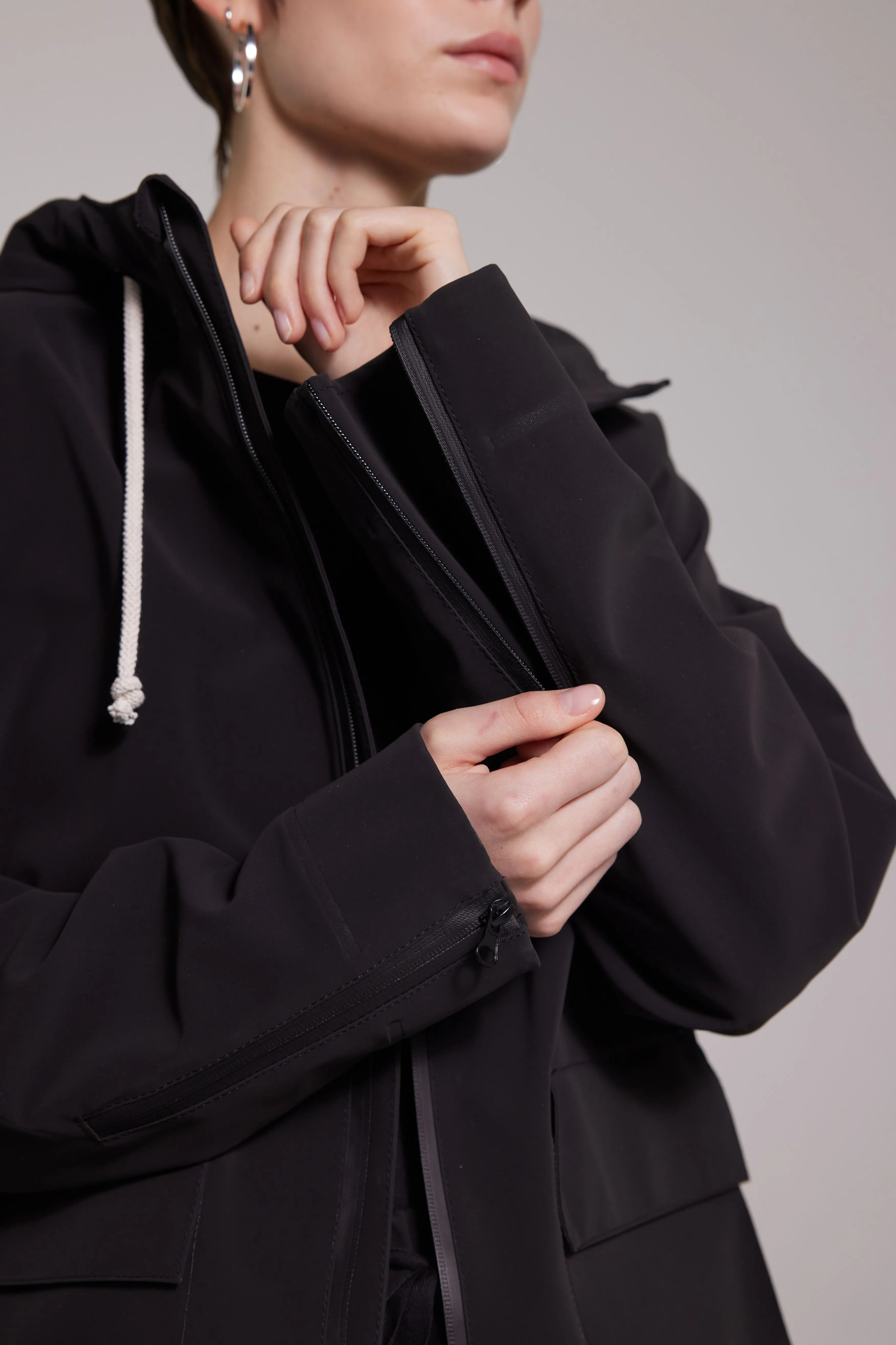 STUTTERHEIM Sandviken Matte Zip Raincoat^Women Jackets·Raincoats