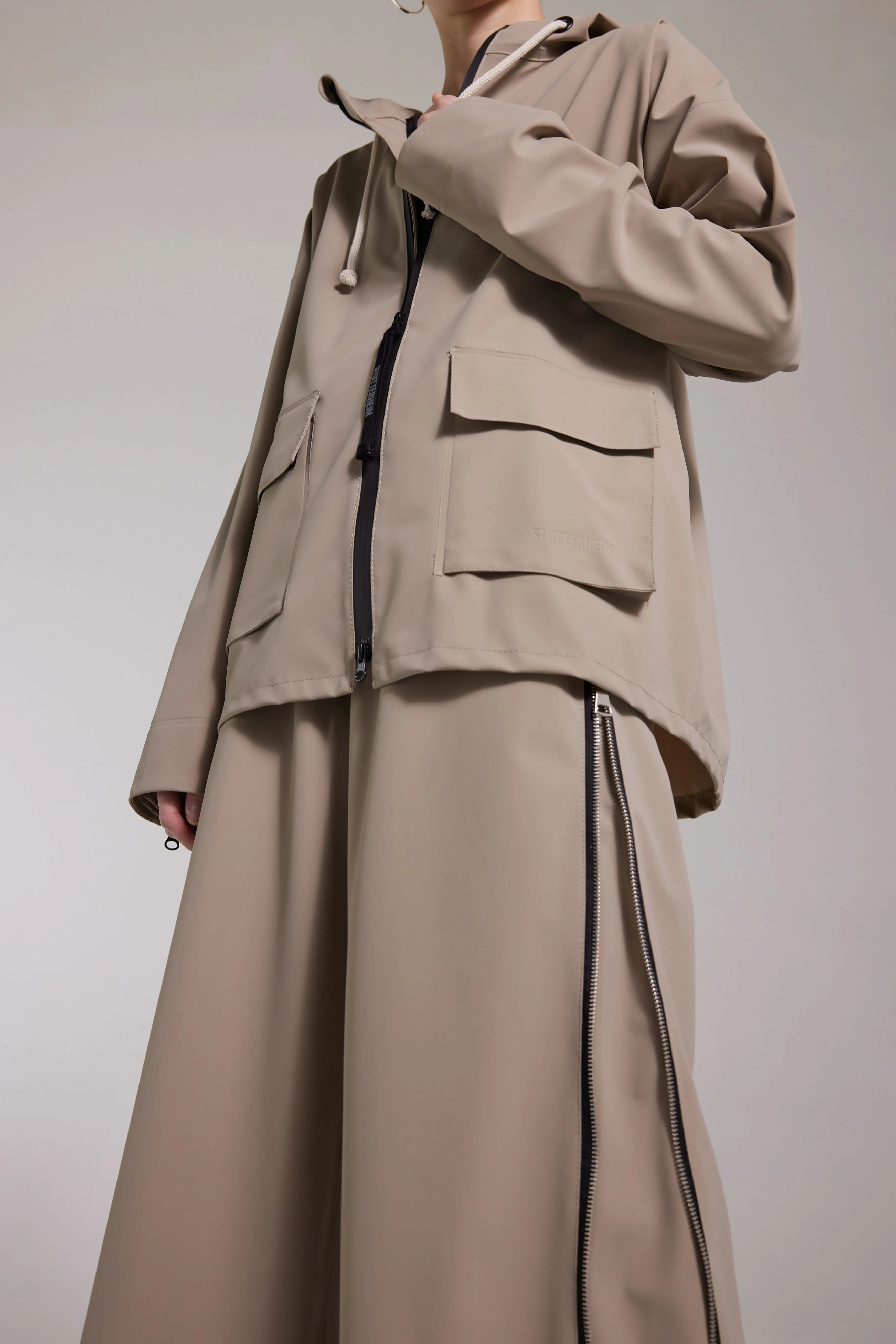 STUTTERHEIM Sandviken Matte Zip Raincoat^Women Jackets·Raincoats