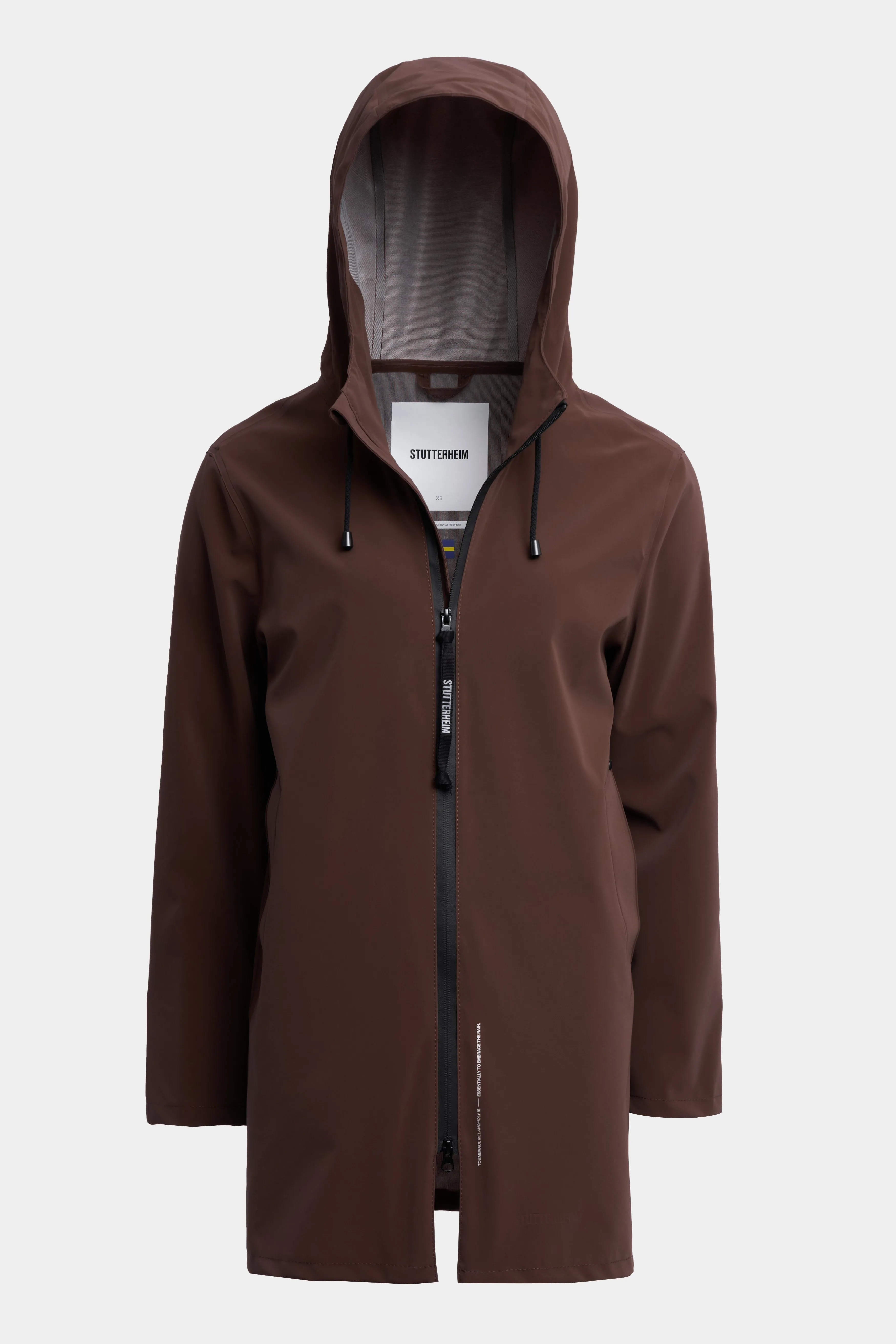 STUTTERHEIM Stockholm Lightweight Zip Matte Raincoat^Women Jackets·Raincoats | Jackets·Raincoats