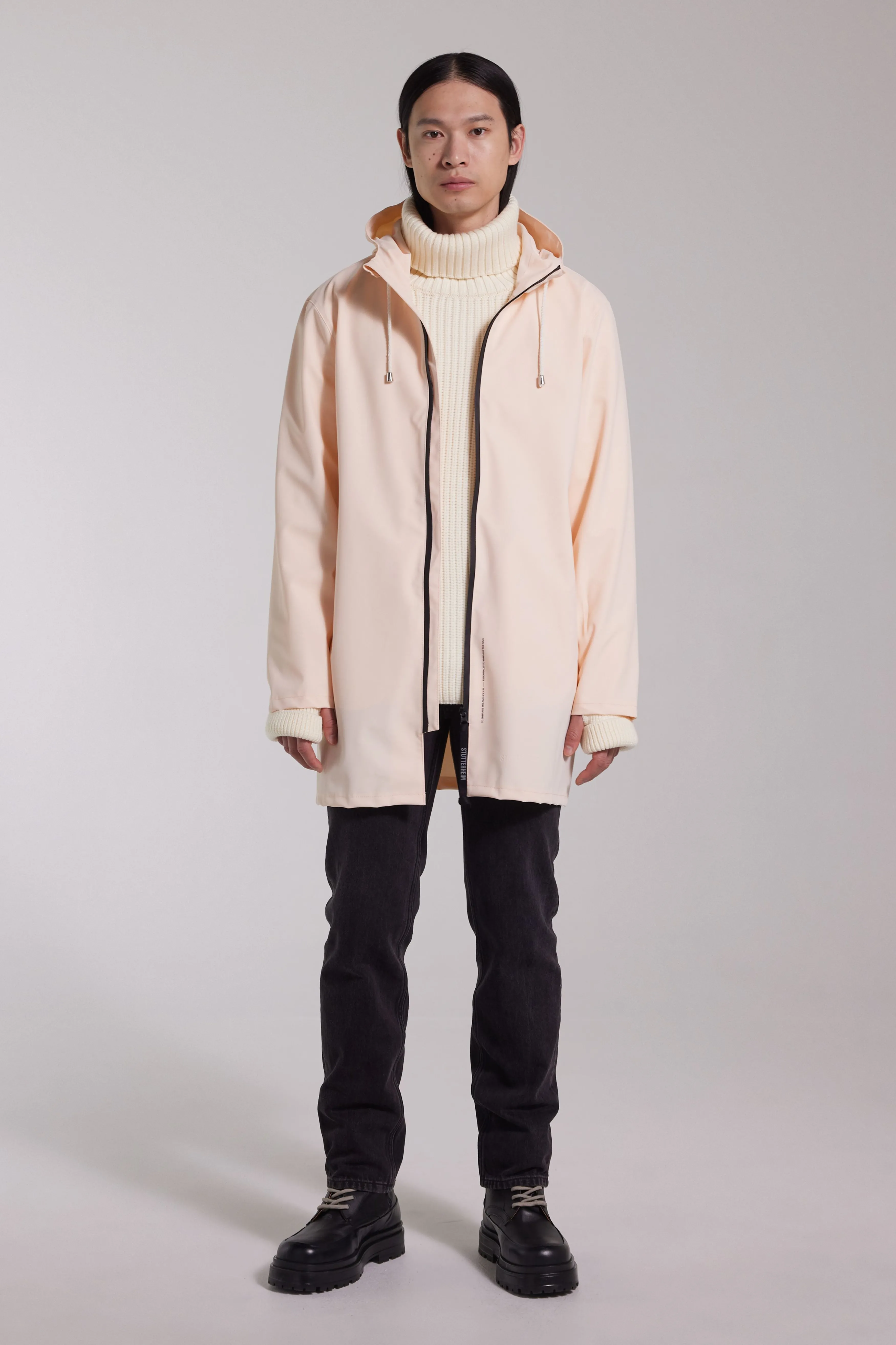 STUTTERHEIM Stockholm Lightweight Zip Matte Raincoat^Women Jackets·Raincoats | Jackets·Raincoats