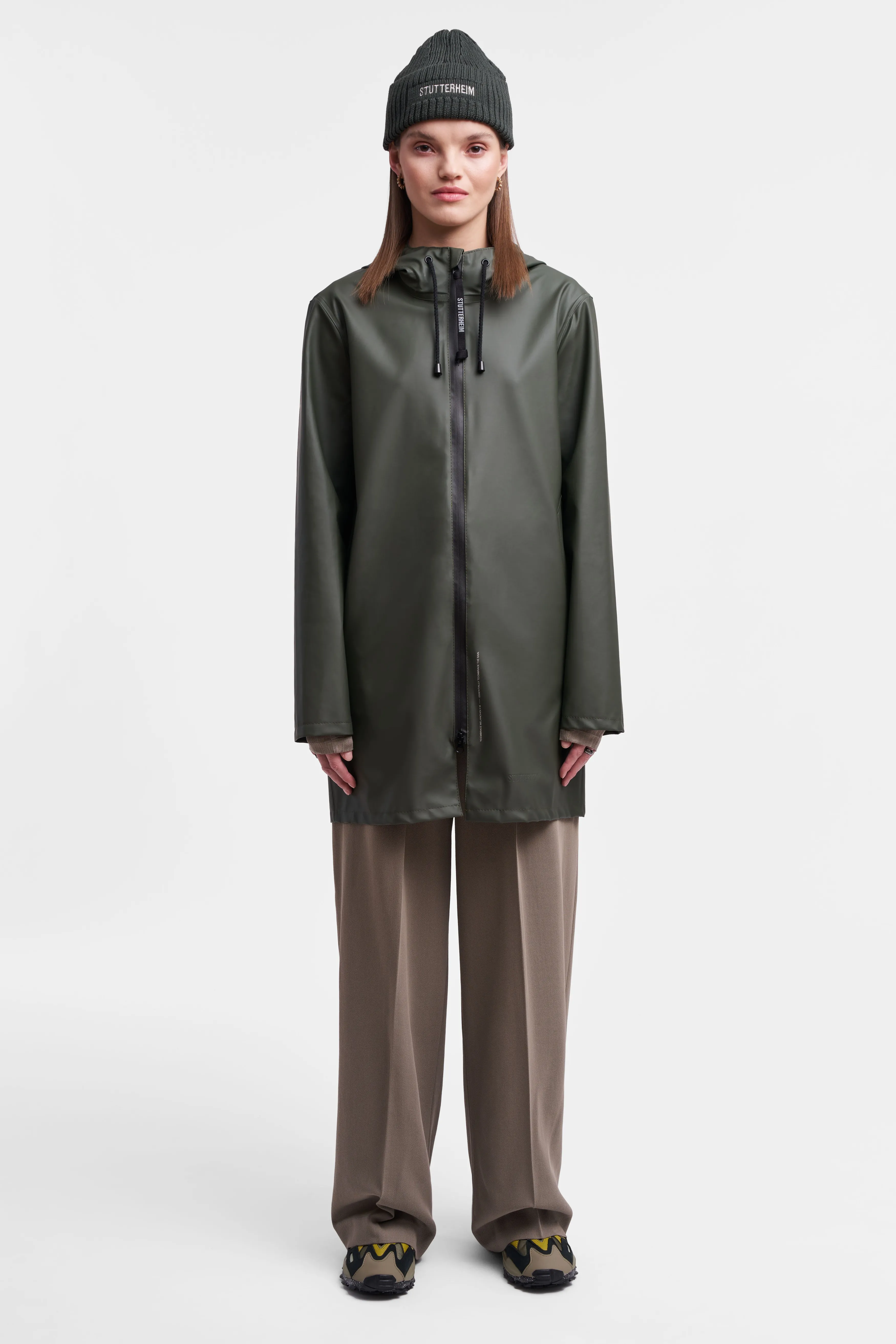 STUTTERHEIM Stockholm Lightweight Zip Raincoat^Women Jackets·Raincoats | Jackets·Raincoats
